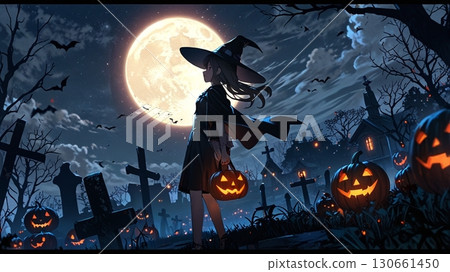女巫和萬聖節 130661450