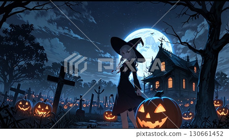 女巫和萬聖節 130661452