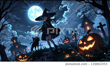 女巫和萬聖節 130661453