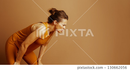 Woman Recovering After Intense Workout 130662056