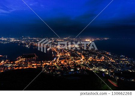 [Hokkaido_Hakodate] Night view of Hakodate in July 130662268