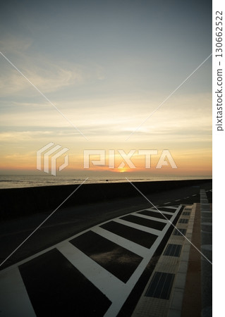 Sunset over the sea 130662522