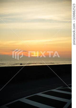 Sunset over the sea 130662523