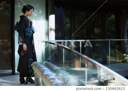 Portrait of a woman wearing traditional Japanese clothing at a shrine | Kimono, shrines, traditional beauty Portrait of a woman wearing traditional Japanese clothing at a shrine | Kimono, shrines, traditional beauty 130662623