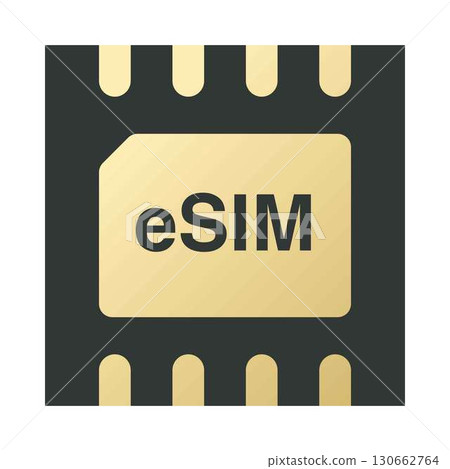 eSIM illustration 130662764