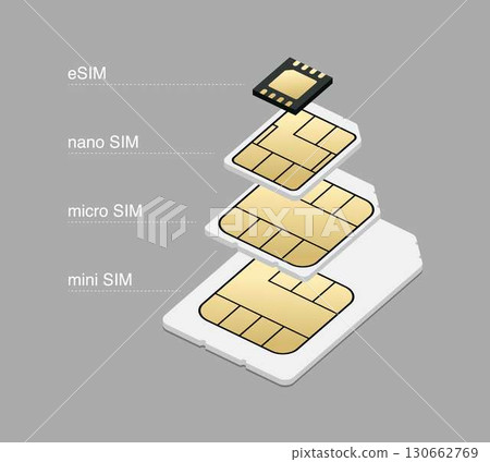 SIM card type 130662769