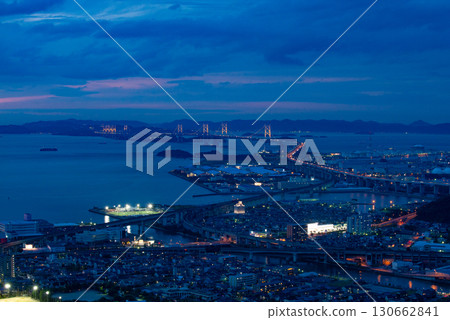 香川縣瀨戶大橋夜景 130662841