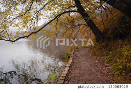 Plitvice Lakes in Croatia during autumn Plitvice Lakes in Croatia during autumn 130663019