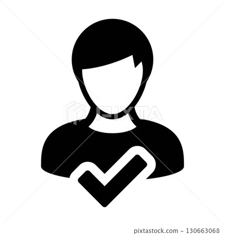 Admin User Icon - Solid Black Glyph for Admin & Account Verification in Glyph Style Illustration Admin User Icon - Solid Black Glyph for Admin & Account Verification in Glyph Style Illustration 130663068
