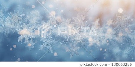 snow snowflakes cold winter frozen background texture, ai 130663296