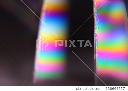 Colourful interference pattern, chemical liquid film, macro abstraction, scientific background, liquid edge Colourful interference pattern, chemical liquid film, macro abstraction, scientific background, liquid edge 130663557