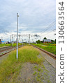 A deserted platform at an unmanned station 130663564