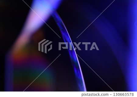 Purple fluid film, fluid background, flat waves, smooth movement, dark copy space 130663578
