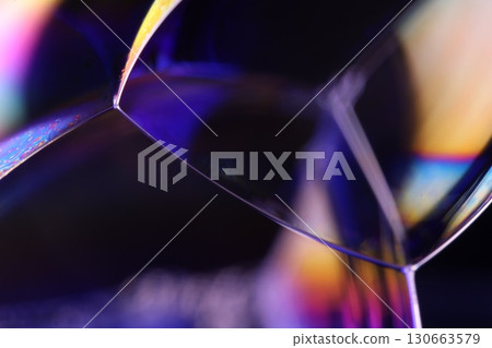 Purple fluid film, fluid background, flat waves, smooth movement, dark copy space 130663579