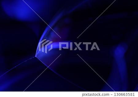 Purple fluid film, fluid background, flat waves, smooth movement, dark copy space 130663581