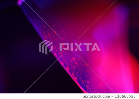 Purple fluid film, fluid background, flat waves, smooth movement, dark copy space 130663583