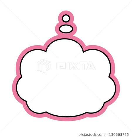 簡單的語音氣泡圖-蓬鬆 130663725