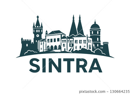 City skyline with iconic buildings and landmarks, Sintra 130664235