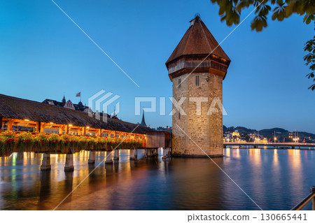 Wasserturm tower in Lucerne, Switzerland 130665441
