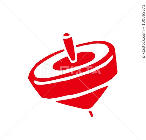 Retro hand-drawn Japanese-style illustration of a spinning top | Spinning top, New Year, toy, New Year's card Retro hand-drawn Japanese-style illustration of a spinning top | Spinning top, New Year, toy, New Year's card 130665673