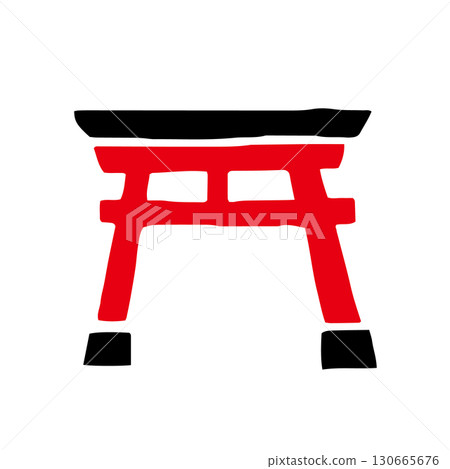 復古手繪日式鳥居插畫素材 | 鳥居、神社、初次參拜、新年賀卡 復古手繪日式鳥居插畫素材 | 鳥居、神社、初次參拜、新年賀卡 130665676