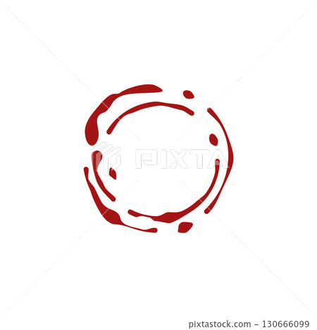 Abstract Wine Splash Logo Template Illustration Design. Vector E Abstract Wine Splash Logo Template Illustration Design. Vector E 130666099