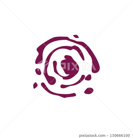 Abstract Wine Splash Logo Template Illustration Design. Vector E 130666100