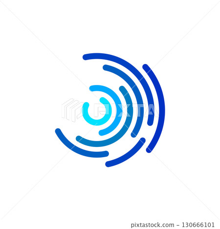 Abstract Whirlpool Line Logo Template Illustration Design. Vecto Abstract Whirlpool Line Logo Template Illustration Design. Vecto 130666101