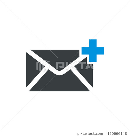Envelope Email Icon Logo Template Illustration Design. Vector EP 130666148