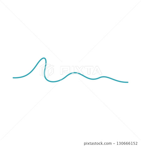 Abstract Hair Lines Vector Template Illustration Design. Vector EPS 10. 130666152