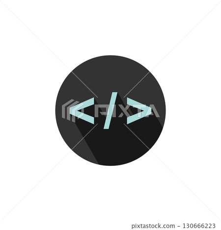 Coding Icon Logo Template Illustration Design. Vector EPS 10. Coding Icon Logo Template Illustration Design. Vector EPS 10. 130666223