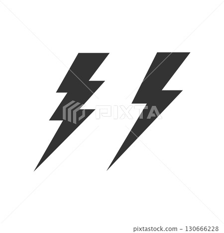 Energy / Power Icon Logo Template Illustration Design. Vector EP 130666228