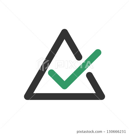 Check Mark Icon Logo Template Illustration Design. Vector EPS 10 Check Mark Icon Logo Template Illustration Design. Vector EPS 10 130666231