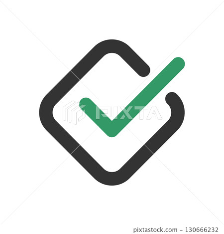 Check Mark Icon Logo Template Illustration Design. Vector EPS 10 Check Mark Icon Logo Template Illustration Design. Vector EPS 10 130666232