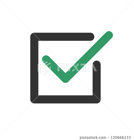 Check Mark Icon Logo Template Illustration Design. Vector EPS 10 Check Mark Icon Logo Template Illustration Design. Vector EPS 10 130666233