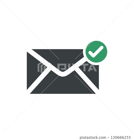 Envelope Email Icon Logo Template Illustration Design. Vector EP 130666255