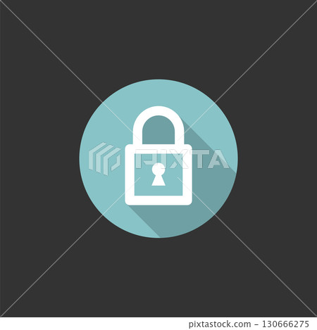 Padlock Icon Logo Template Illustration Design. Vector EPS 10. 130666275
