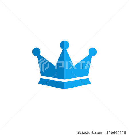 Heraldic Crown Logo Template Illustration Design. Vector EPS 10. 130666326