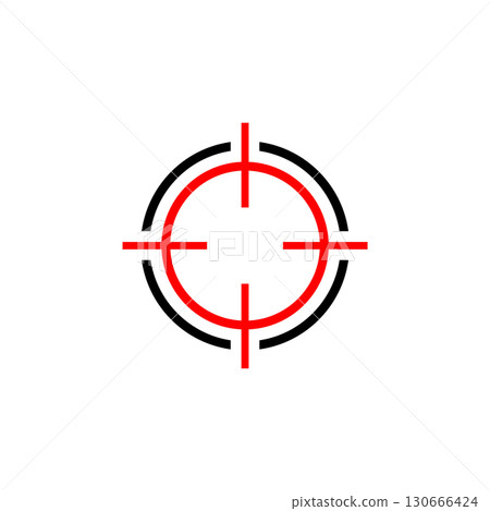 Target Sign Logo Template Illustration Design. Vector EPS 10. 130666424