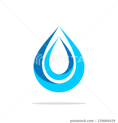 Abstract Ornamental Drop Water Logo Template Illustration Design Abstract Ornamental Drop Water Logo Template Illustration Design 130666429