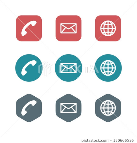 Address Vector Icon Set Template Illustration Design. Vector EPS 10. Address Vector Icon Set Template Illustration Design. Vector EPS 10. 130666556