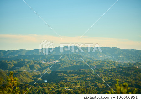 Mount Rokko seen from Mount Hatsuka 130666951