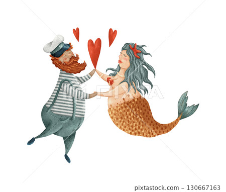 An Enchanting and Heartwarming Love Story about a Brave Sailor and a Gorgeous Mermaid 130667163