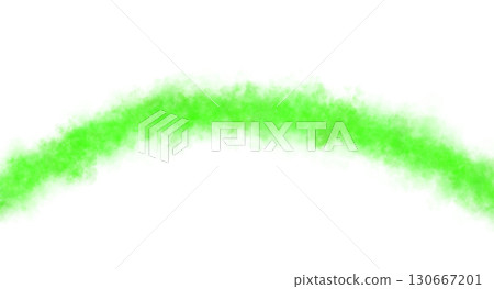 Green arc of smoke, fog or steam on transparent background mockup template for special effects and compositions Green arc of smoke, fog or steam on transparent background mockup template for special effects and compositions 130667201