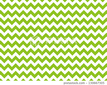Yellow-green zigzag background material 130667305