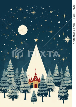 x'mas card christmas tree minimalistic design, ai x'mas card christmas tree minimalistic design, ai 130667683