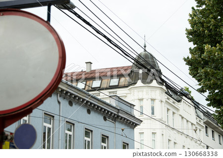 Streets and Traditional Houses in Vienna Historic Center 130668338