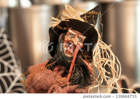 A witch in a shop Halloween Costume Store 130668733