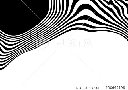 Elegant pattern with smooth transitions of black and white colors. Eps 10 Elegant pattern with smooth transitions of black and white colors. Eps 10 130669198