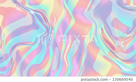 Colorful abstract liquid pattern displays vibrant hues and smooth textures. Iridescent holographic stripes, tiger print illustration. Colorful abstract liquid pattern displays vibrant hues and smooth textures. Iridescent holographic stripes, tiger print illustration. 130669540